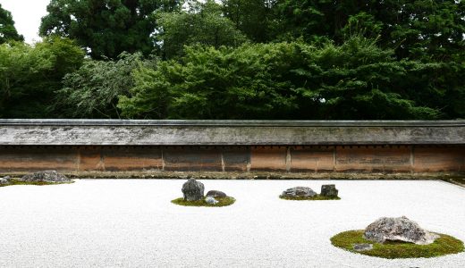 龍安寺の石庭の画像