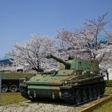 陸上自衛隊・宇治駐屯地の桜